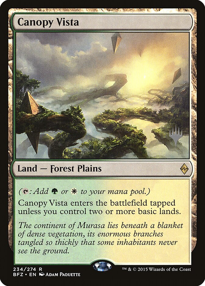 Canopy Vista [Battle for Zendikar Promos] | GrognardGamesBatavia