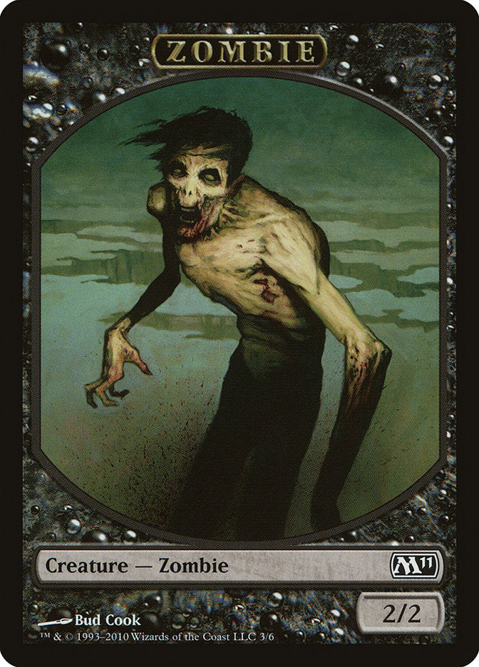 Zombie Token [Magic 2011 Tokens] | GrognardGamesBatavia