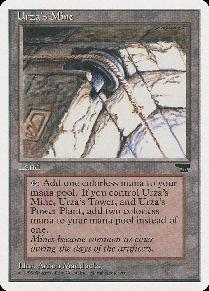 Urza's Mine (Pulley Embedded in Stone) [Chronicles] | GrognardGamesBatavia