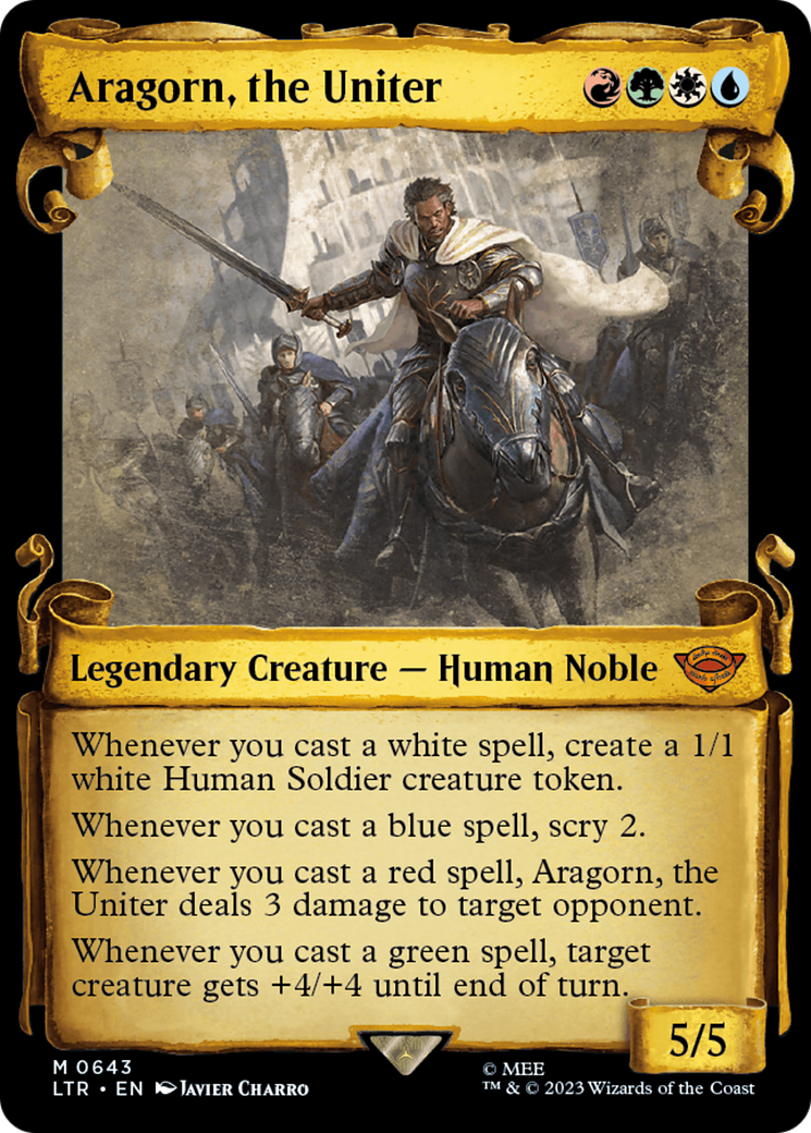 Aragorn, the Uniter [The Lord of the Rings: Tales of Middle-Earth Showcase Scrolls] | GrognardGamesBatavia