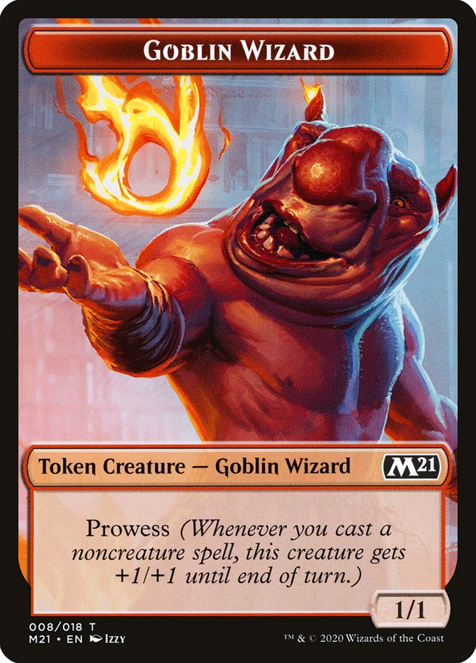 Construct // Goblin Wizard Double-Sided Token [Core Set 2021 Tokens] | GrognardGamesBatavia