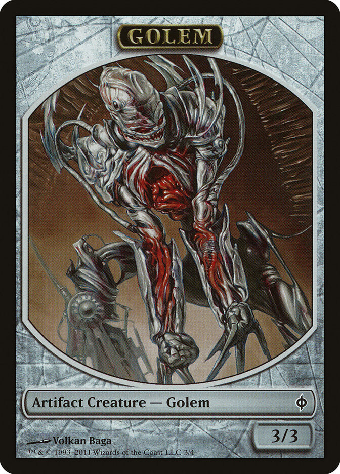 Golem Token [New Phyrexia Tokens] | GrognardGamesBatavia