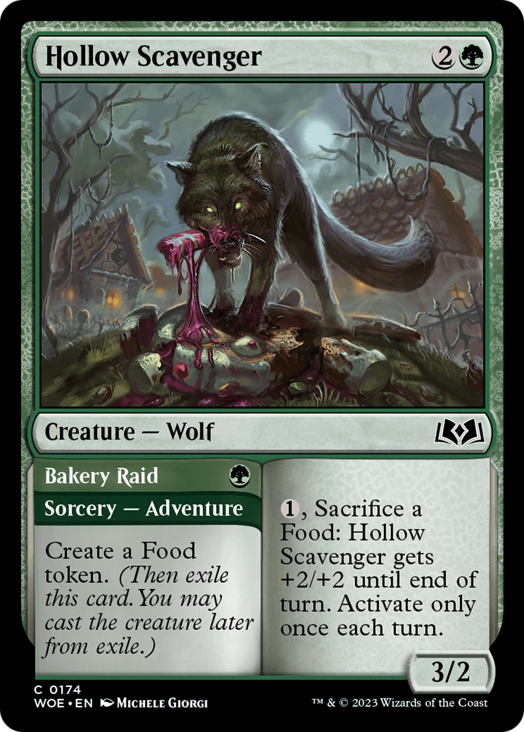 Hollow Scavenger // Bakery Raid [Wilds of Eldraine] | GrognardGamesBatavia