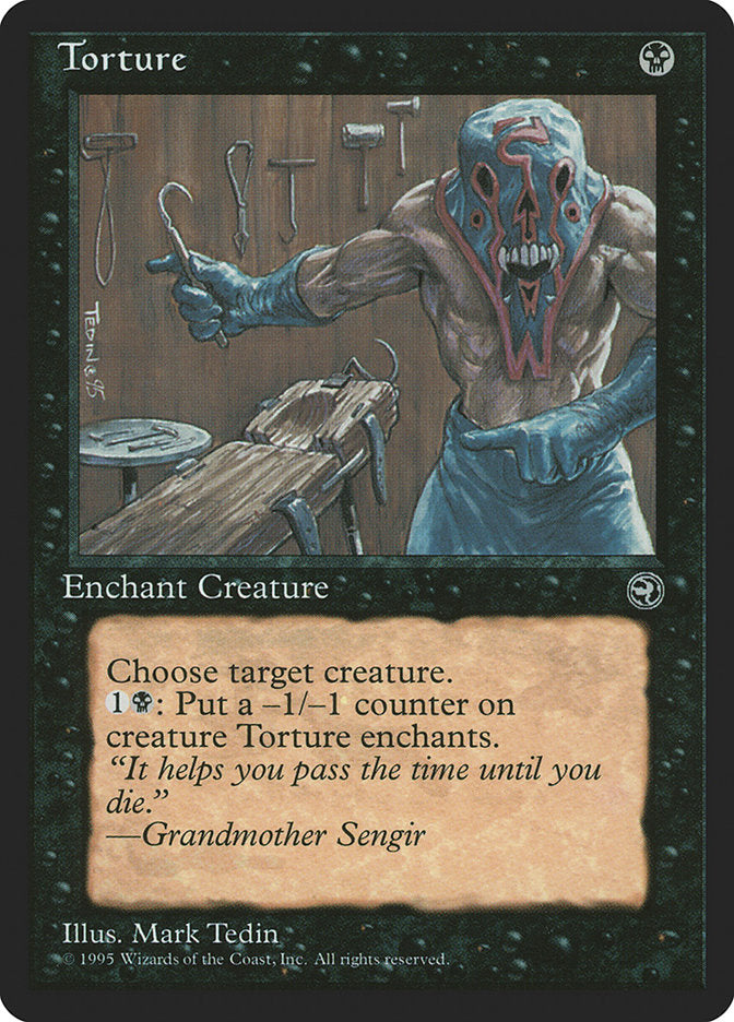 Torture (Grandmother Sengir Flavor Text) [Homelands] | GrognardGamesBatavia