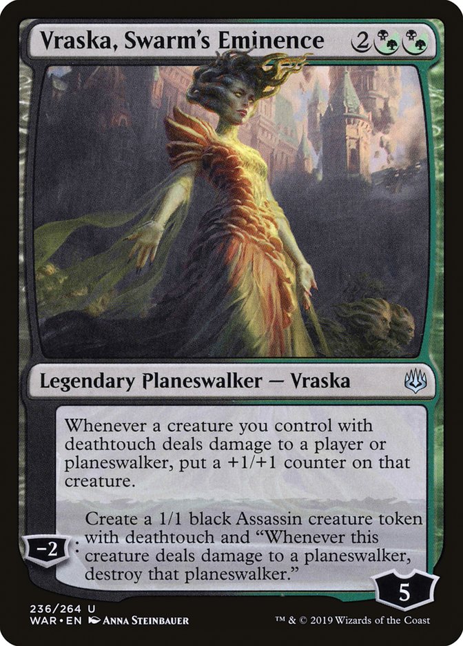 Vraska, Swarm's Eminence [War of the Spark] | GrognardGamesBatavia