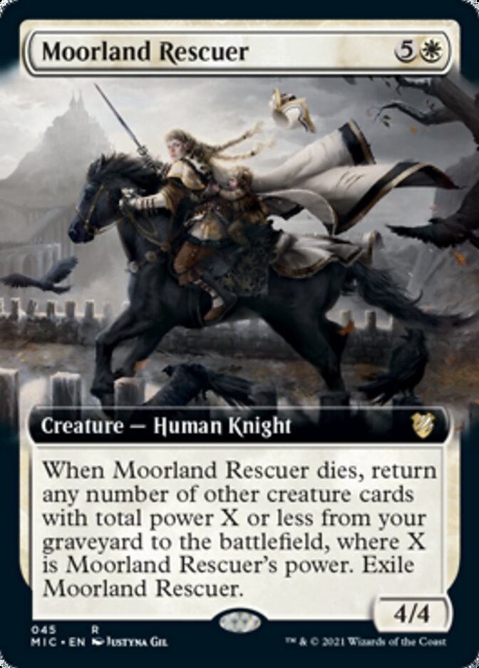 Moorland Rescuer (Extended Art) [Innistrad: Midnight Hunt Commander] | GrognardGamesBatavia