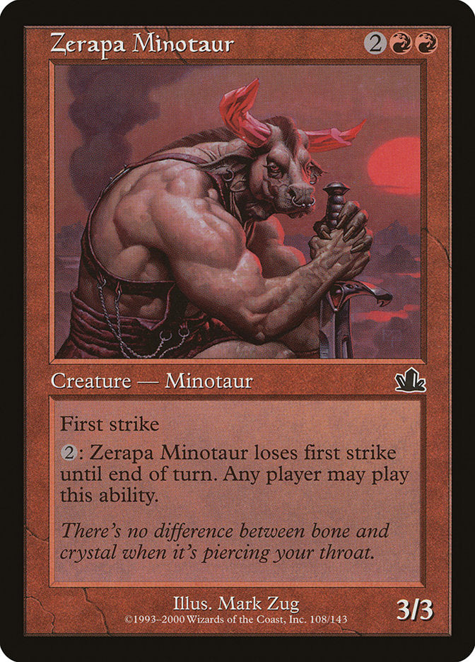 Zerapa Minotaur [Prophecy] | GrognardGamesBatavia