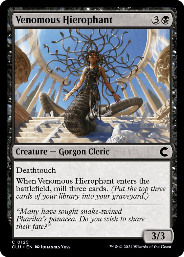 Venomous Hierophant [Ravnica: Clue Edition] | GrognardGamesBatavia