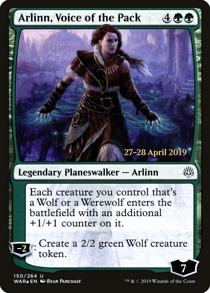 Arlinn, Voice of the Pack [War of the Spark Prerelease Promos] | GrognardGamesBatavia