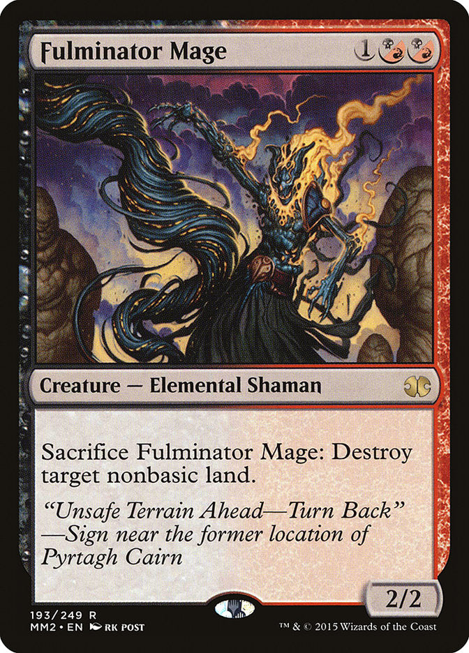 Fulminator Mage [Modern Masters 2015] | GrognardGamesBatavia