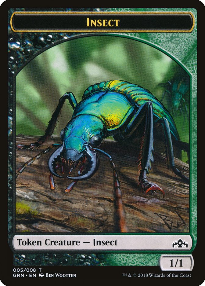 Insect Token [Guilds of Ravnica Tokens] | GrognardGamesBatavia