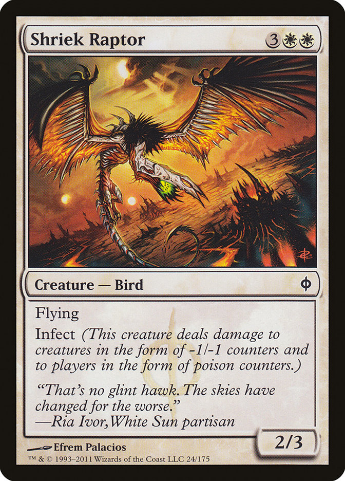 Shriek Raptor [New Phyrexia] | GrognardGamesBatavia