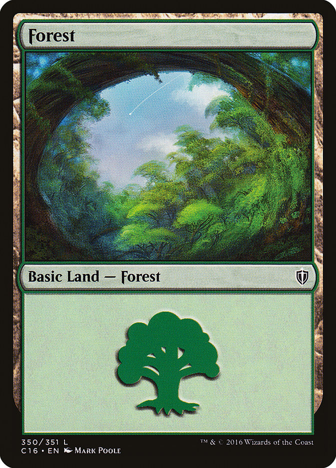 Forest (350) [Commander 2016] | GrognardGamesBatavia