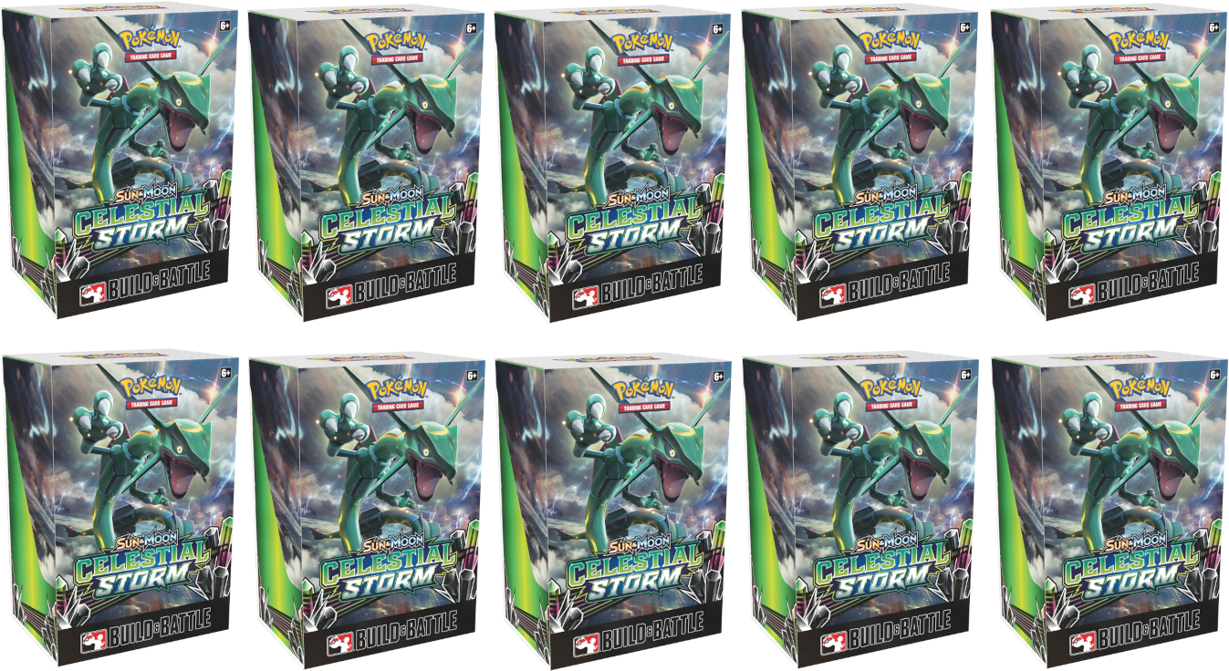 Sun & Moon: Celestial Storm - Build & Battle Box Display | GrognardGamesBatavia