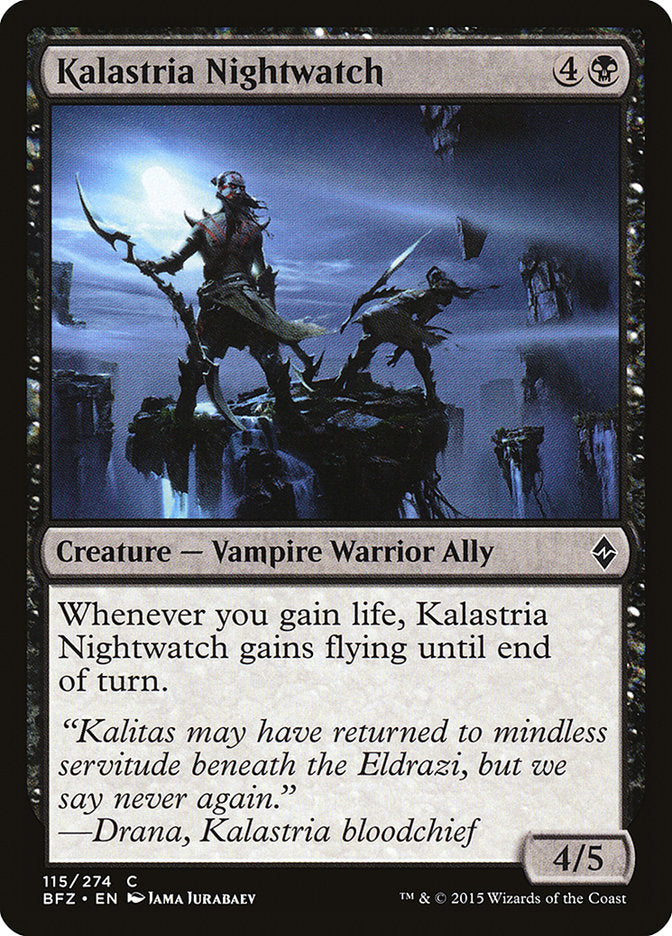 Kalastria Nightwatch [Battle for Zendikar] | GrognardGamesBatavia