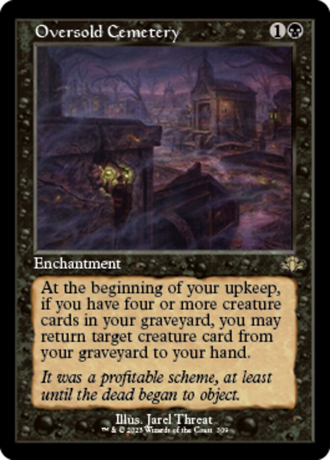 Oversold Cemetery (Retro) [Dominaria Remastered] | GrognardGamesBatavia