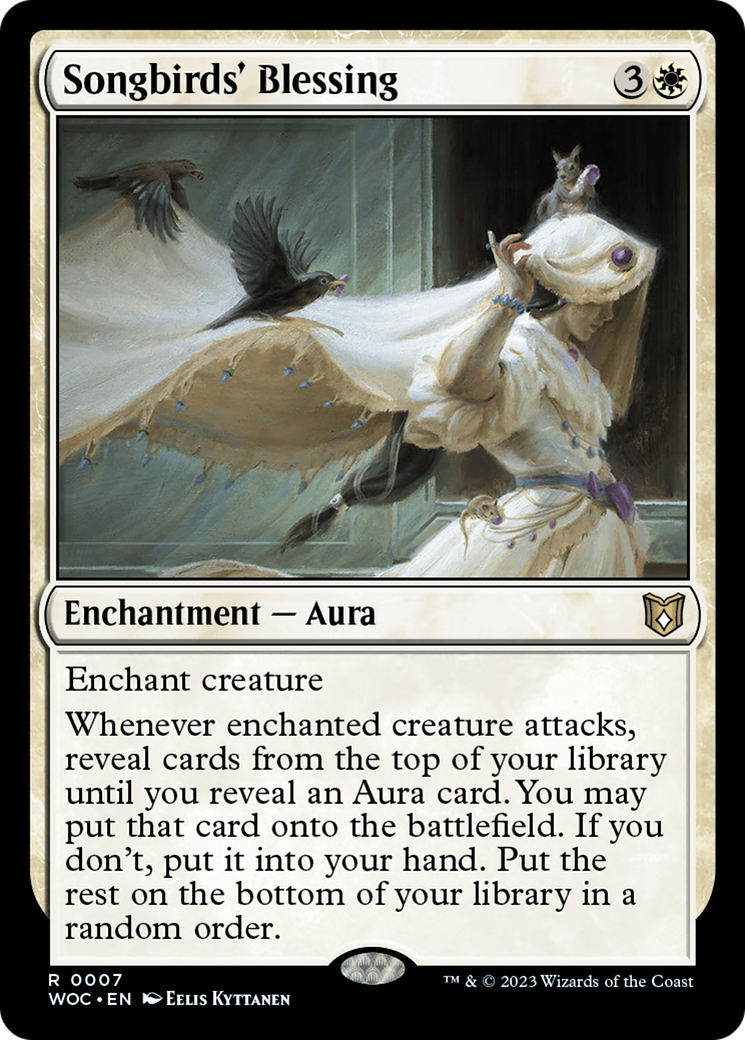 Songbirds' Blessing [Wilds of Eldraine Commander] | GrognardGamesBatavia