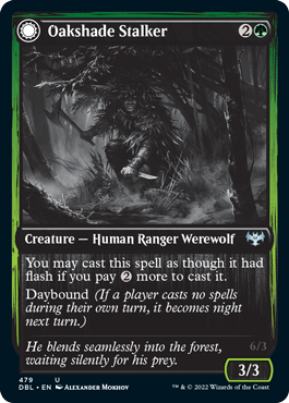 Oakshade Stalker // Moonlit Ambusher [Innistrad: Double Feature] | GrognardGamesBatavia