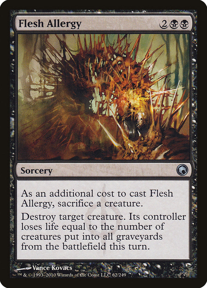 Flesh Allergy [Scars of Mirrodin] | GrognardGamesBatavia