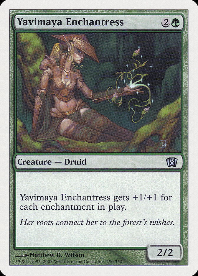 Yavimaya Enchantress [Eighth Edition] | GrognardGamesBatavia