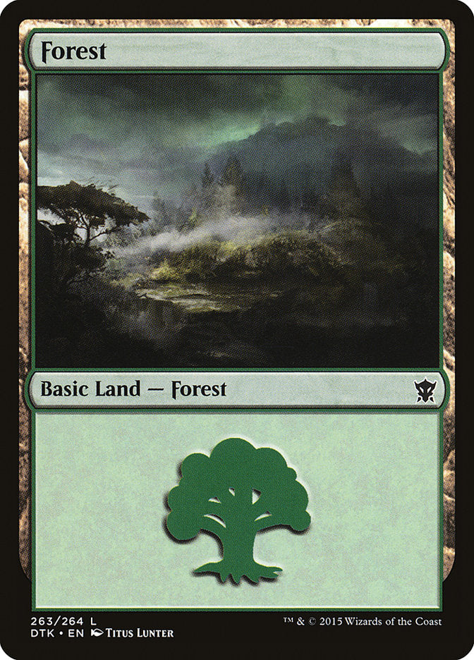 Forest (263) [Dragons of Tarkir] | GrognardGamesBatavia