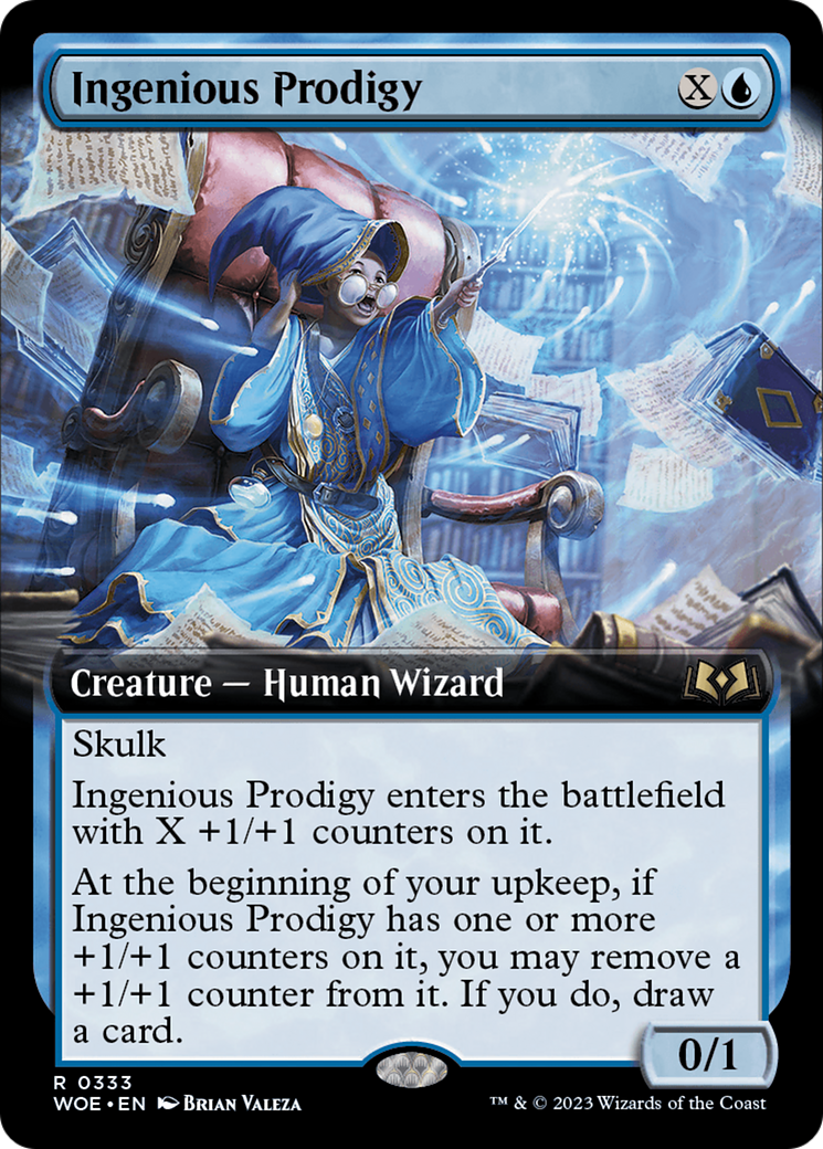 Ingenious Prodigy (Extended Art) [Wilds of Eldraine] | GrognardGamesBatavia