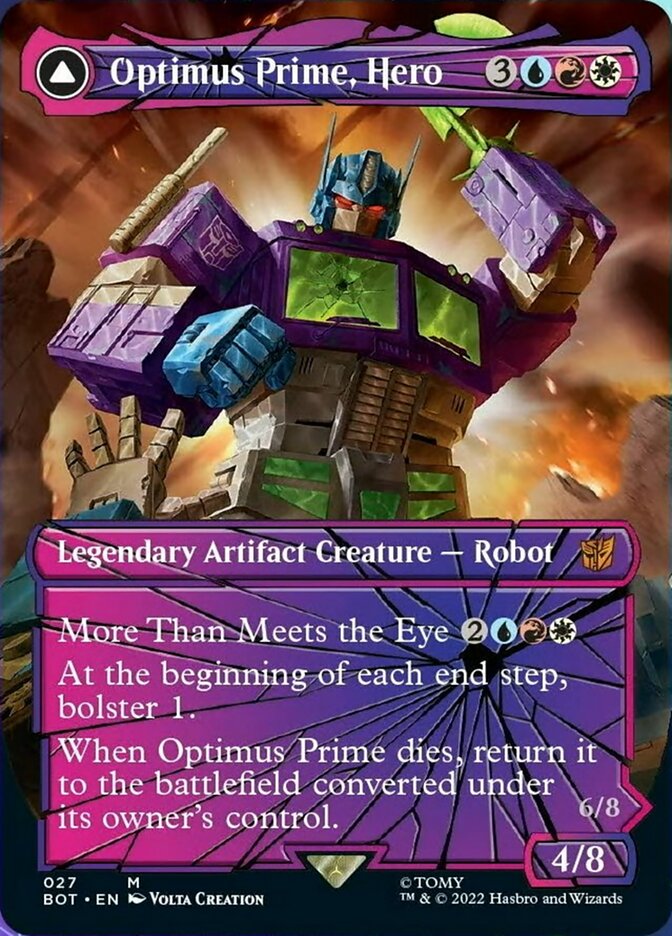 Optimus Prime, Hero // Optimus Prime, Autobot Leader (Shattered Glass) [Universes Beyond: Transformers] | GrognardGamesBatavia