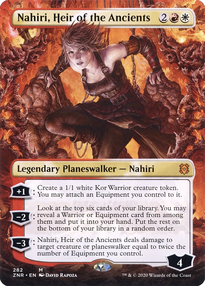 Nahiri, Heir of the Ancients (Borderless) [Zendikar Rising] | GrognardGamesBatavia