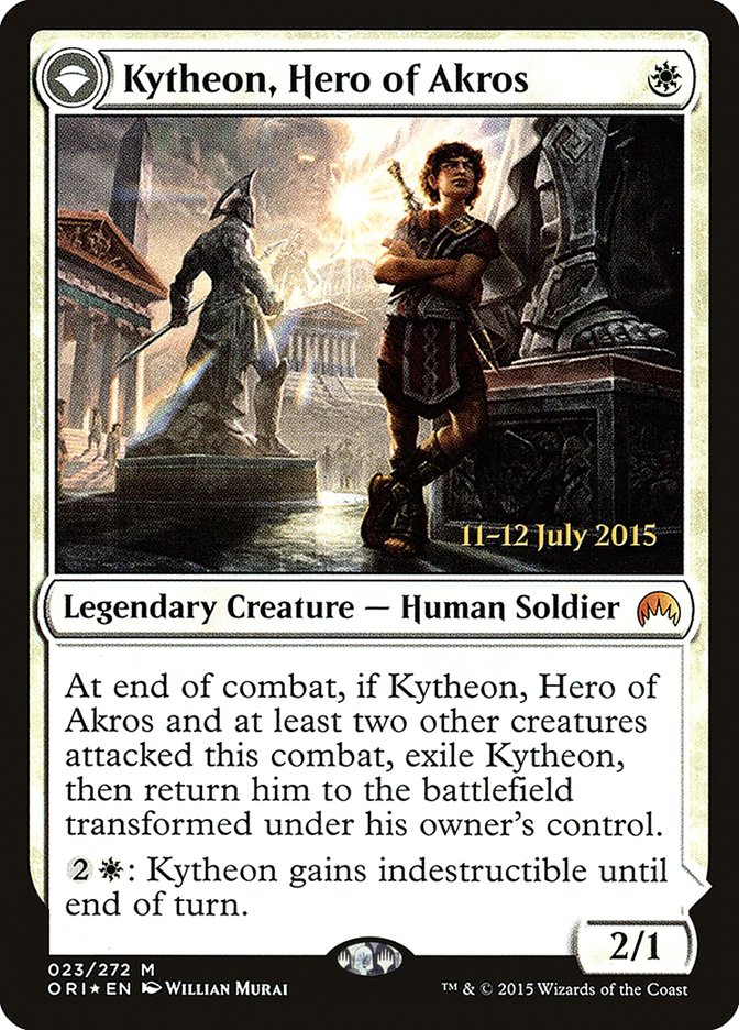 Kytheon, Hero of Akros // Gideon, Battle-Forged [Magic Origins Prerelease Promos] | GrognardGamesBatavia