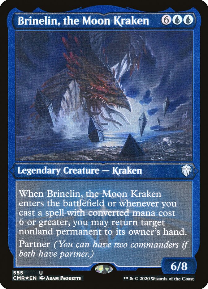 Brinelin, the Moon Kraken (Etched) [Commander Legends] | GrognardGamesBatavia