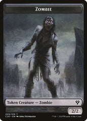 Human Soldier (005) // Zombie Double-Sided Token [Commander 2020 Tokens] | GrognardGamesBatavia