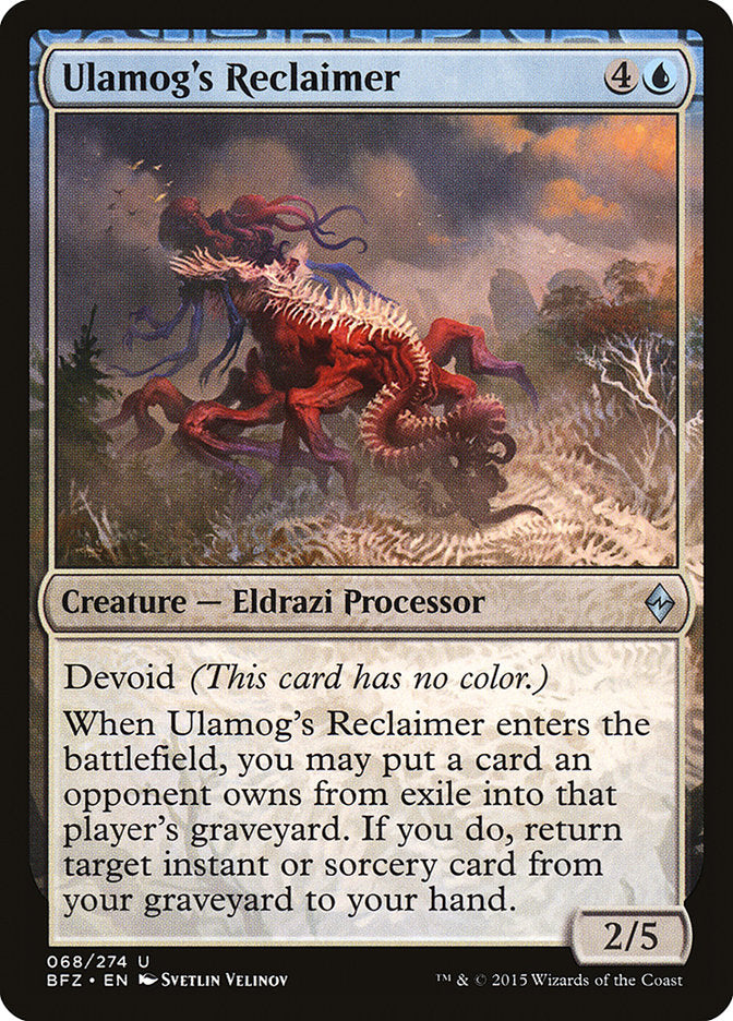 Ulamog's Reclaimer [Battle for Zendikar] | GrognardGamesBatavia