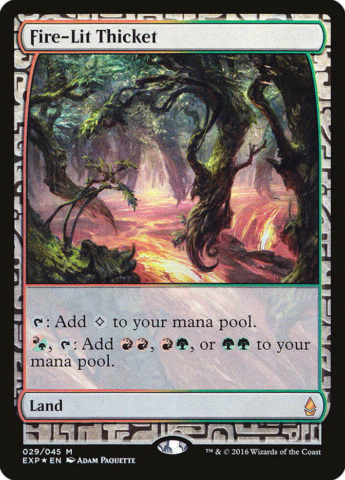 Fire-Lit Thicket [Zendikar Expeditions] | GrognardGamesBatavia