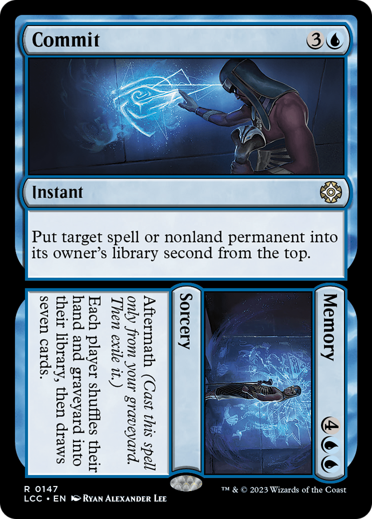 Commit // Memory [The Lost Caverns of Ixalan Commander] | GrognardGamesBatavia