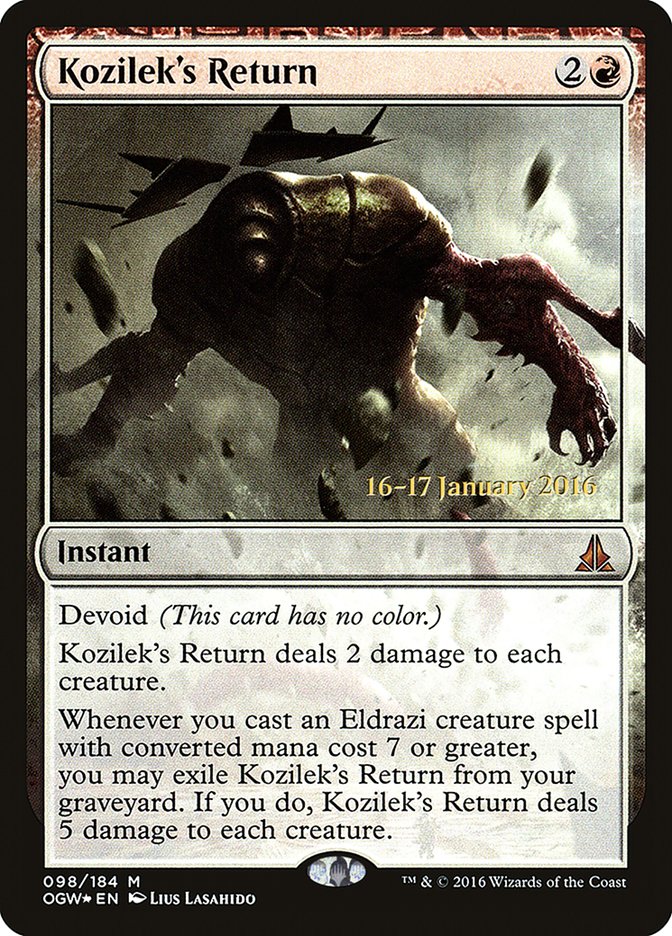 Kozilek's Return [Oath of the Gatewatch Prerelease Promos] | GrognardGamesBatavia