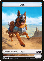 Demon // Dog Double-Sided Token [Core Set 2021 Tokens] | GrognardGamesBatavia