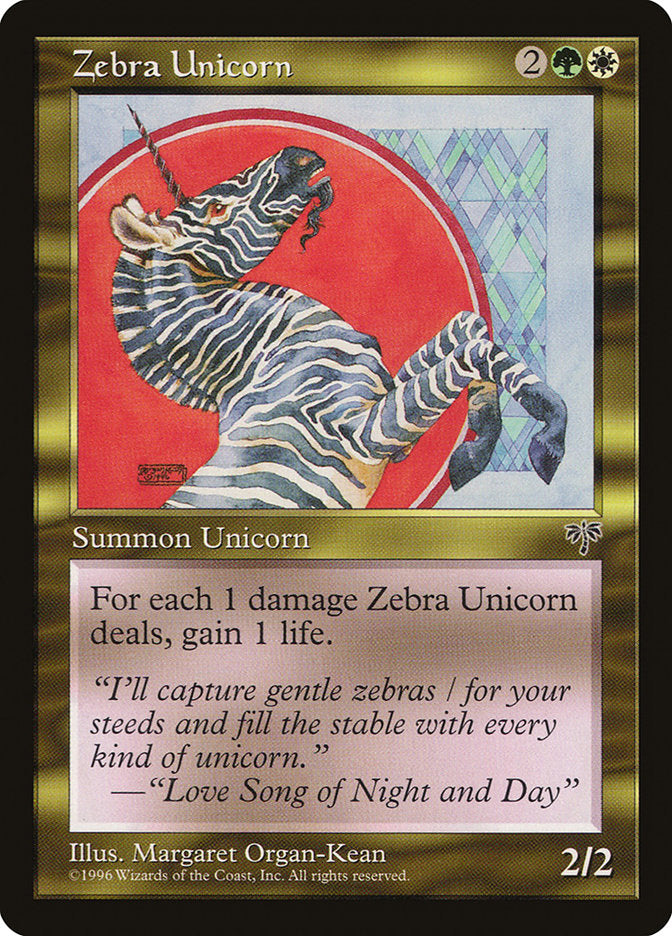 Zebra Unicorn [Mirage] | GrognardGamesBatavia