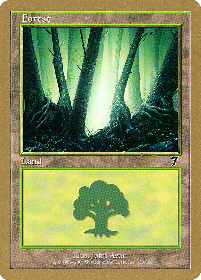 Forest (rl330) (Raphael Levy) [World Championship Decks 2002] | GrognardGamesBatavia