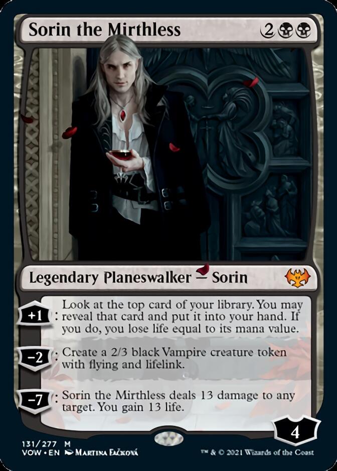 Sorin the Mirthless [Innistrad: Crimson Vow] | GrognardGamesBatavia