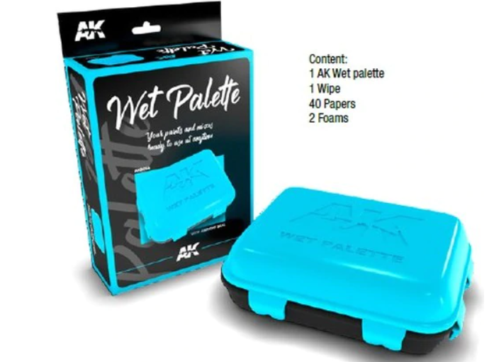 AK 8064 Wet Palette With Paper, Wipe and Foam AK Interactive | GrognardGamesBatavia