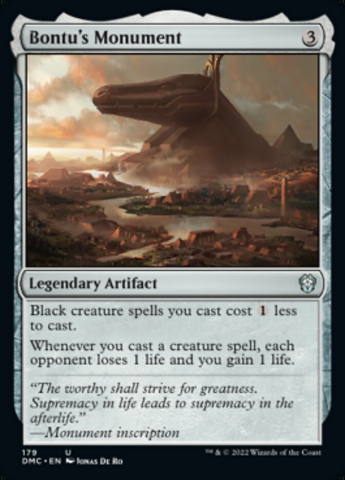 Bontu's Monument [Dominaria United Commander] | GrognardGamesBatavia