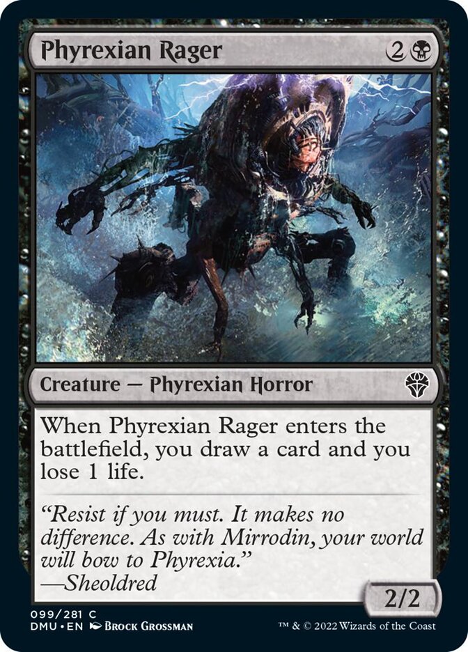 Phyrexian Rager [Dominaria United] | GrognardGamesBatavia