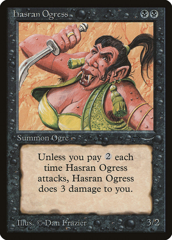 Hasran Ogress (Light Mana Cost) [Arabian Nights] | GrognardGamesBatavia