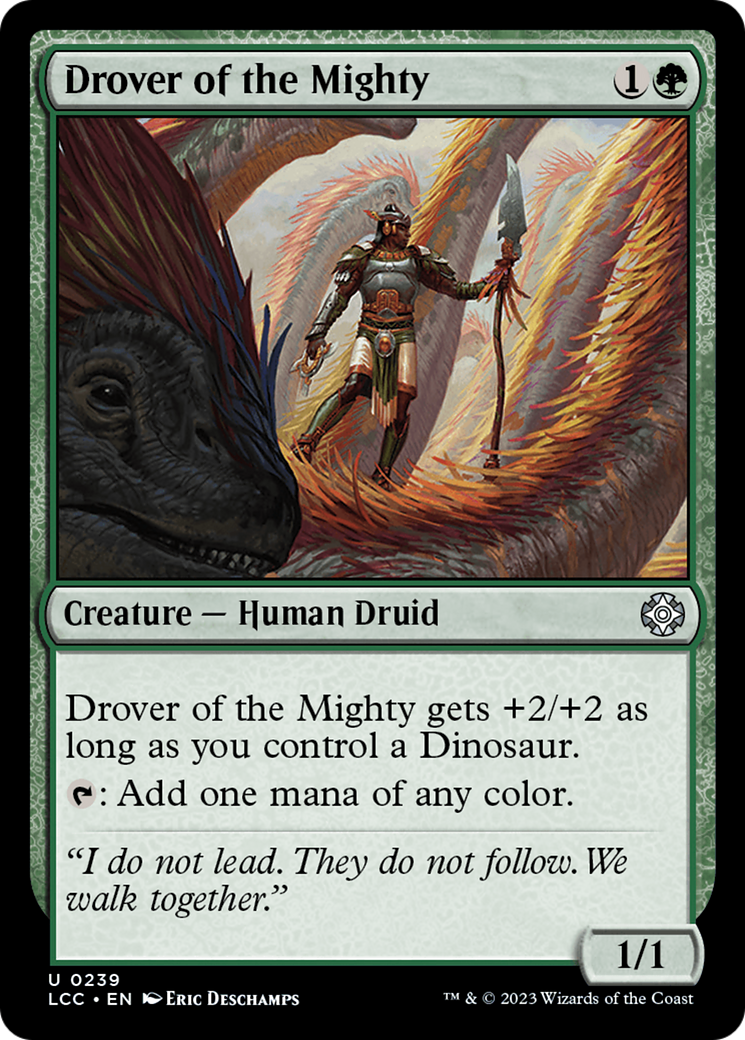 Drover of the Mighty [The Lost Caverns of Ixalan Commander] | GrognardGamesBatavia