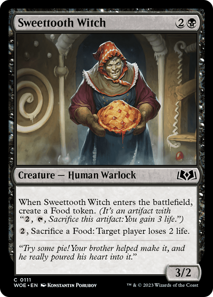 Sweettooth Witch [Wilds of Eldraine] | GrognardGamesBatavia