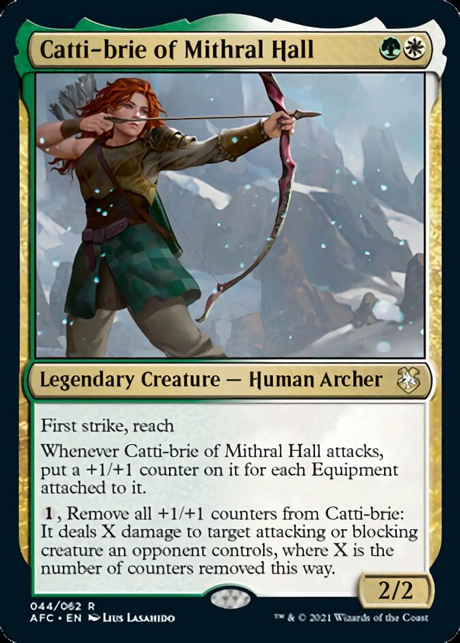 Catti-brie of Mithral Hall [Dungeons & Dragons: Adventures in the Forgotten Realms Commander] | GrognardGamesBatavia