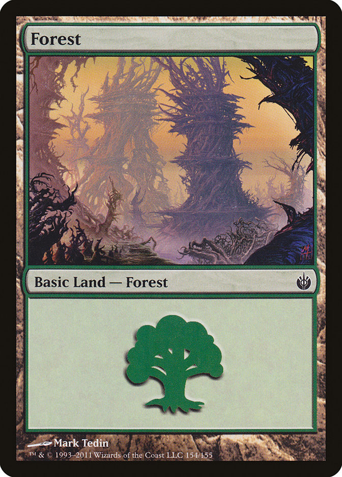 Forest (154) [Mirrodin Besieged] | GrognardGamesBatavia