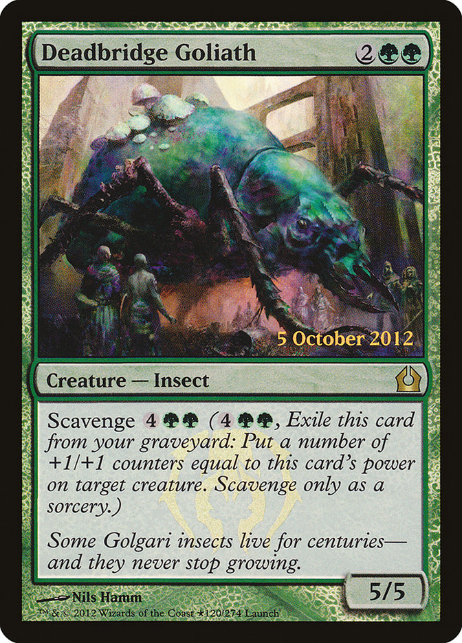 Deadbridge Goliath [Return to Ravnica Prerelease Promos] | GrognardGamesBatavia