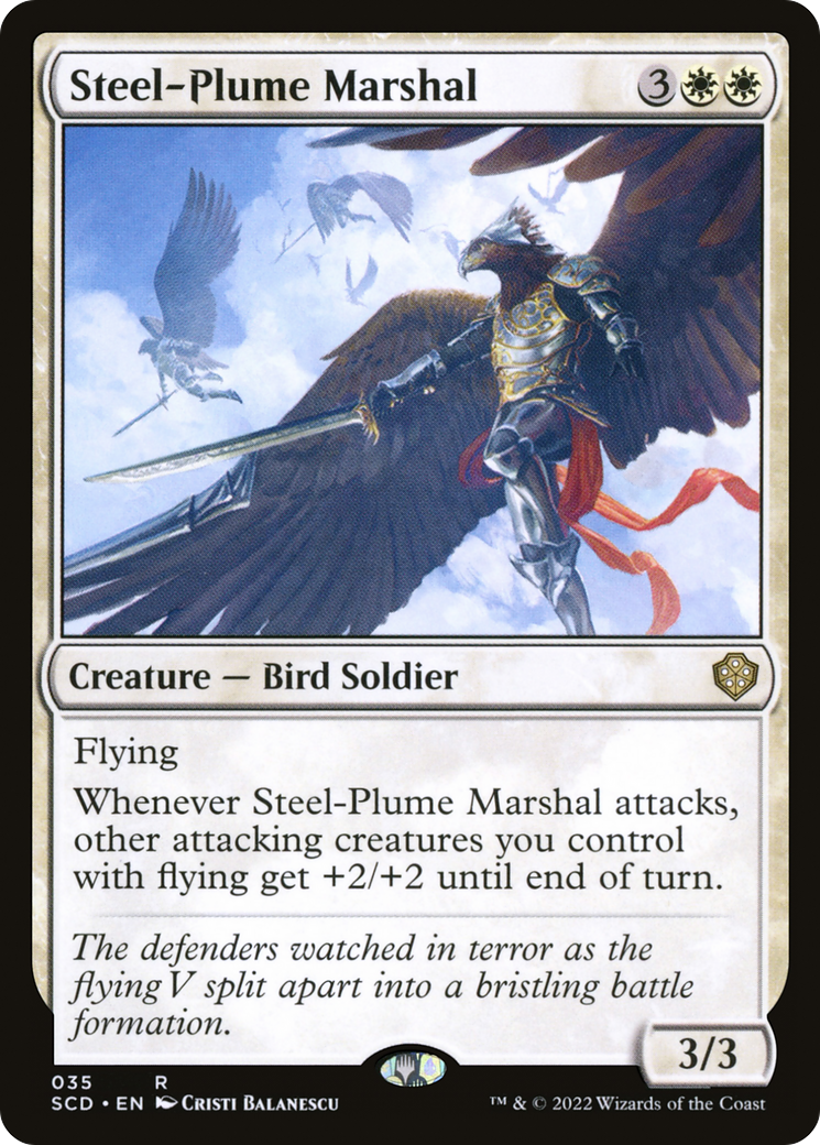 Steel-Plume Marshal [Starter Commander Decks] | GrognardGamesBatavia