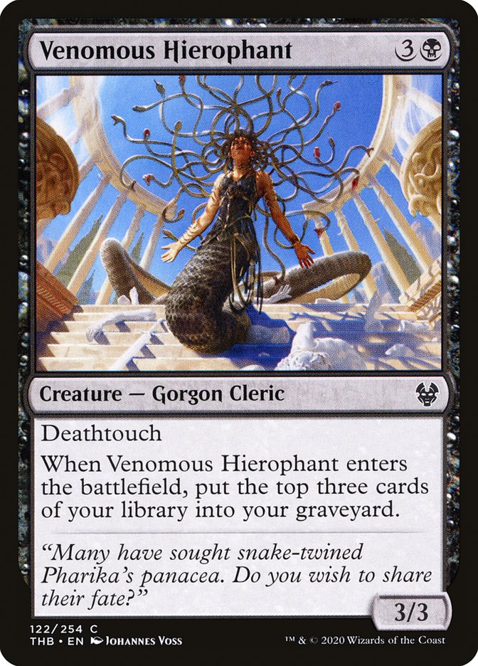 Venomous Hierophant [Theros Beyond Death] | GrognardGamesBatavia